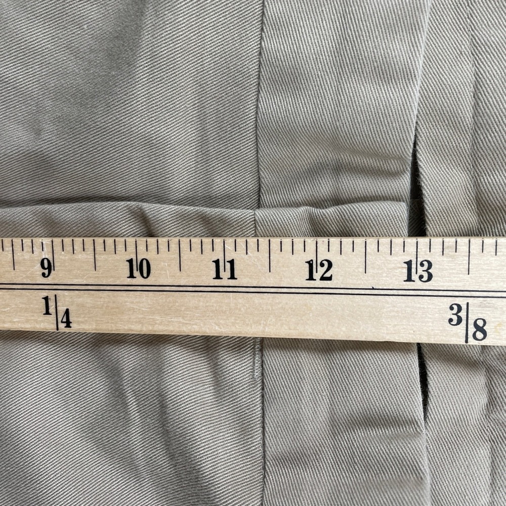 Bills Khakis Pants Mens 40x33 Tan Beige Cotton Twill Straight Leg USA Flat - Picture 8 of 10